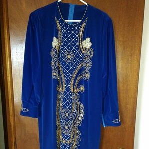 Gorgeous 2pc. Abaya Set maxi dress, formal